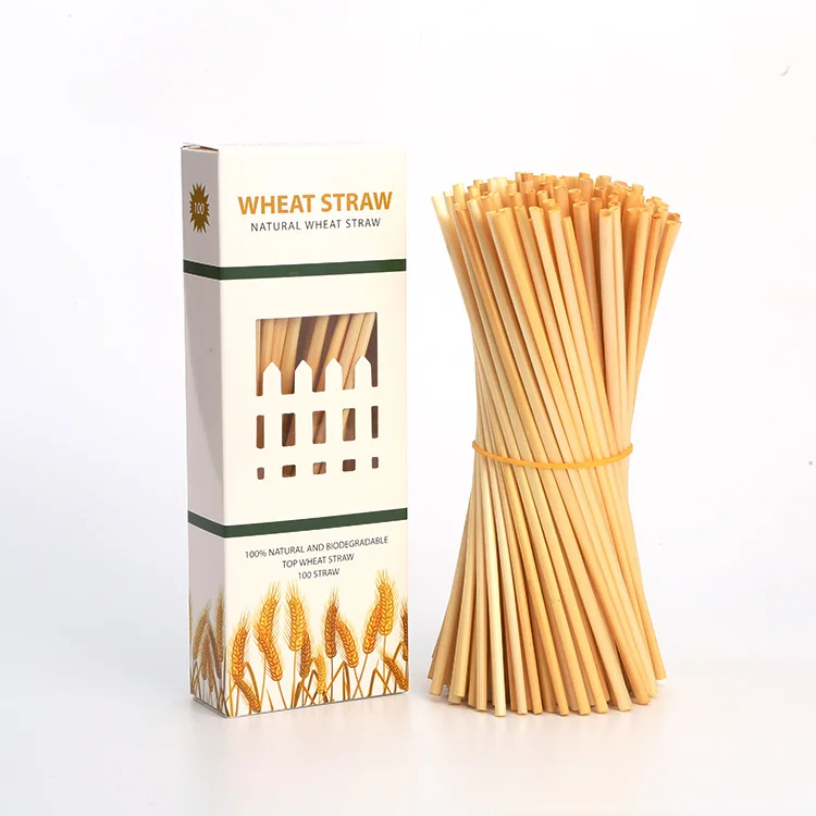 Экологичная природа все размеры Рид соломинки - Цвет: 100pcs white box2