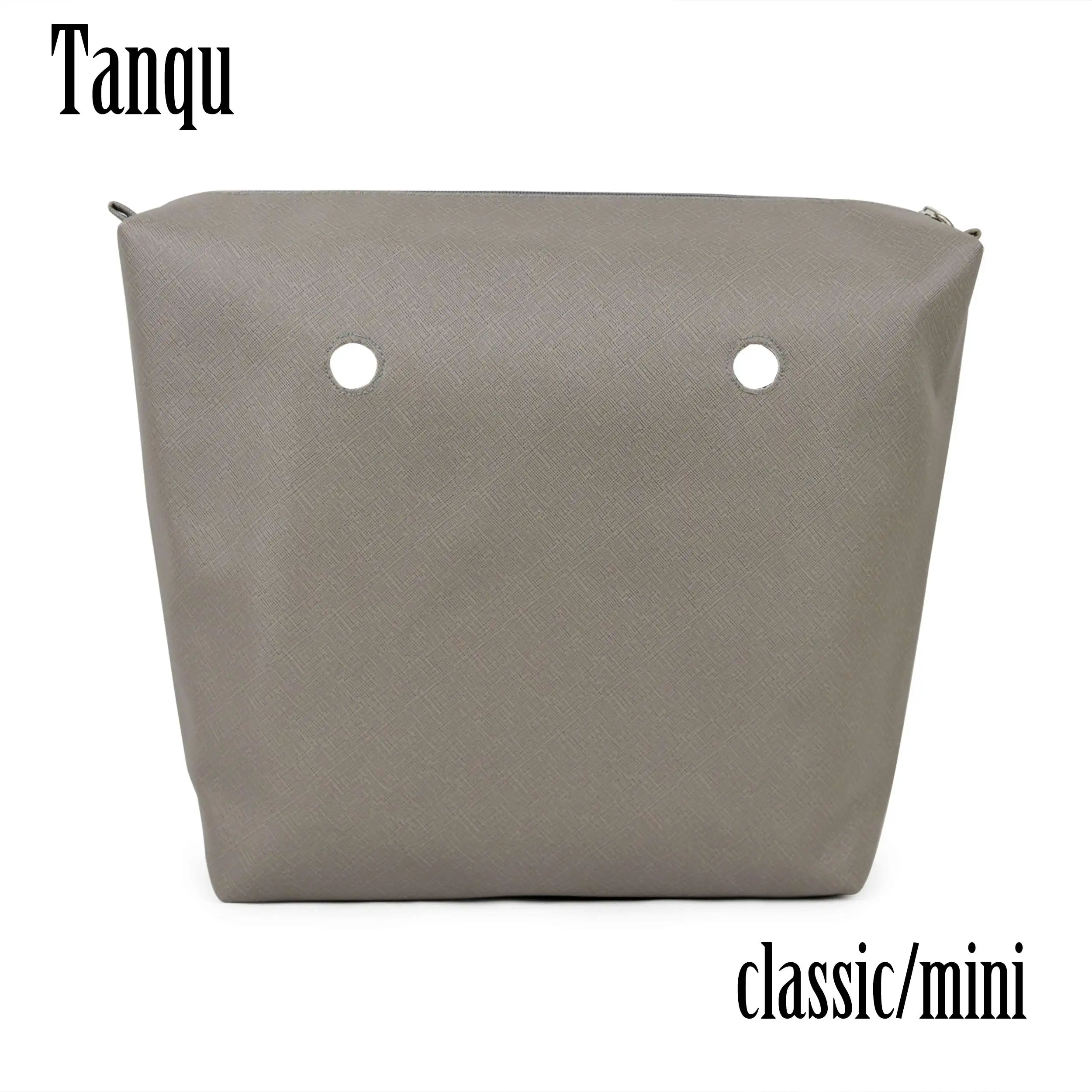 

TANQU PU leather Waterproof Inner Lining Zipper Pocket for Obag Classic Mini Lining Insert for O BAG