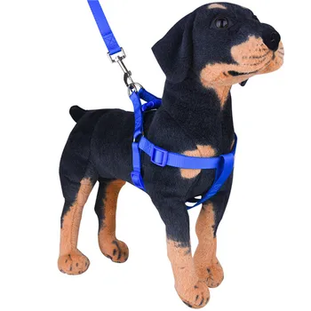 

Nylon Pet Harness No Pull Adjustable Dog Leash Vest Classic Running Leash Strap Belt for Small and Medium Dogs