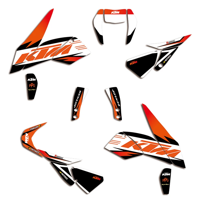 Команда Графика наклейки на заказ деко Наборы для KTM Duke 200 2012- 125 390 DUKE 2013