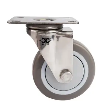 

Light 3 Inch Pvc Moving Wheel Collection Car Dining Container Display Frame Universal Caster Wholesale