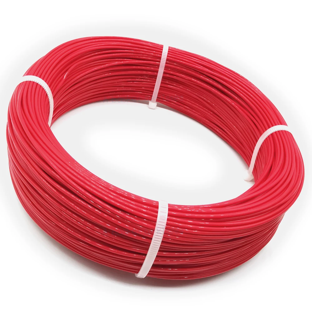 100 метров 133ohm 3k PTFE огнестойкий нагревательный кабель из углеродного волокна нагревательный провод DIY специальный нагревательный кабель для отопления