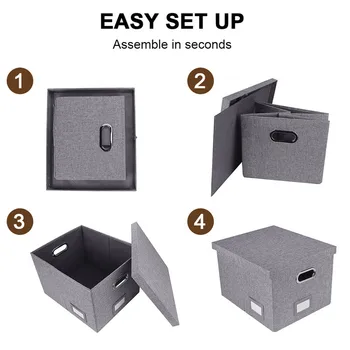 

Clothing Diablement Fort Storage Box Fabric Large Foldable Box