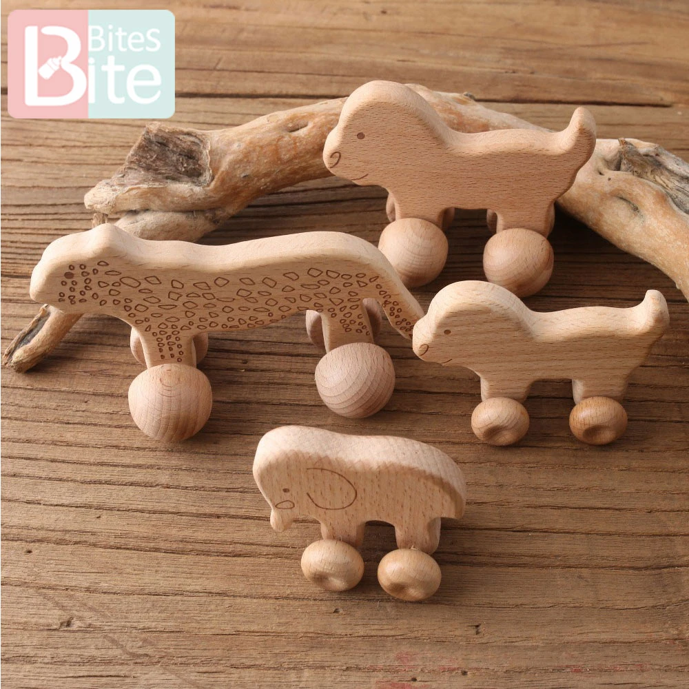 baby wooden animals