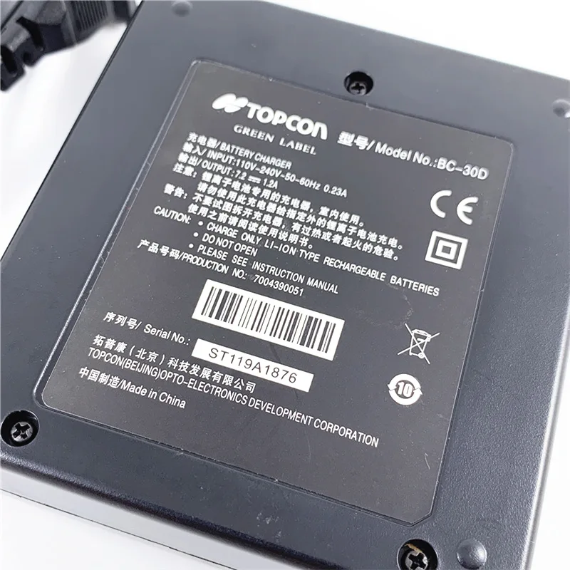TOPCON BC-30D двойное зарядное устройство для TOPCON BT-62Q BT-65Q BT-66Q BT65Q аккумулятор зарядное устройство
