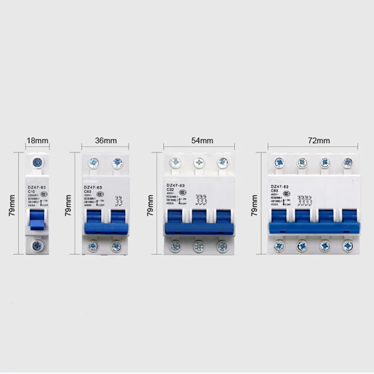 

DC12-100v Circuit Breaker 24v 36v 48v 60v 1p 2p 3p 4p 1-125A Direct Air Open Atmosphere Switch Defence Tripping Operation