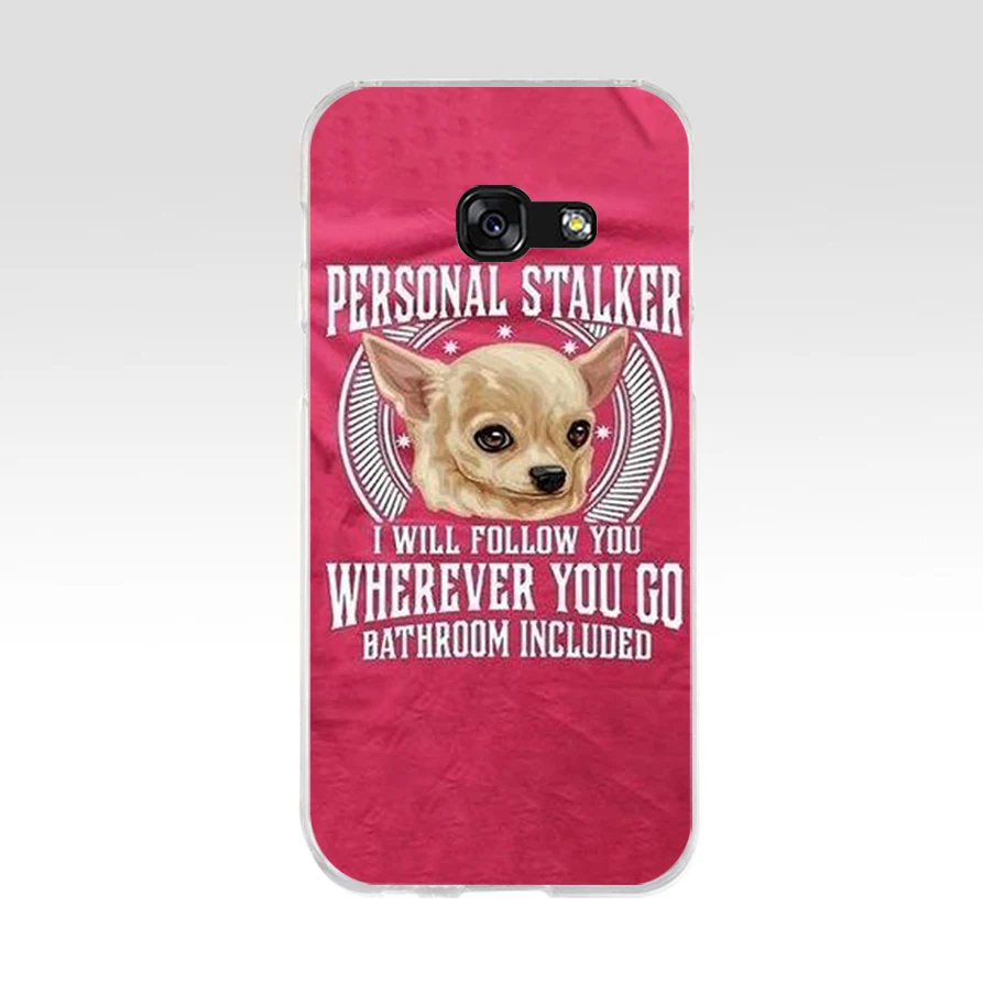 180FG I Love My Chihuahua Dog Мягкий Силиконовый ТПУ чехол для телефона Samsung a3 2016 a5 2017 a6 plus a7 a8