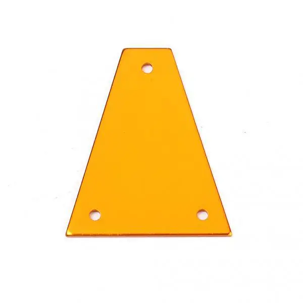 2x Triangle Truss Rod Cover for Jackson Guitar Musical Instrument Parts - Gold