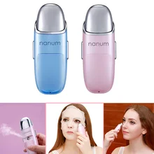 Пароварка для лица небулайзер для лица опрыскиватель для лица мини мода два цвета USB зарядка портативный аккумулятор инструменты увлажняющий для женщин