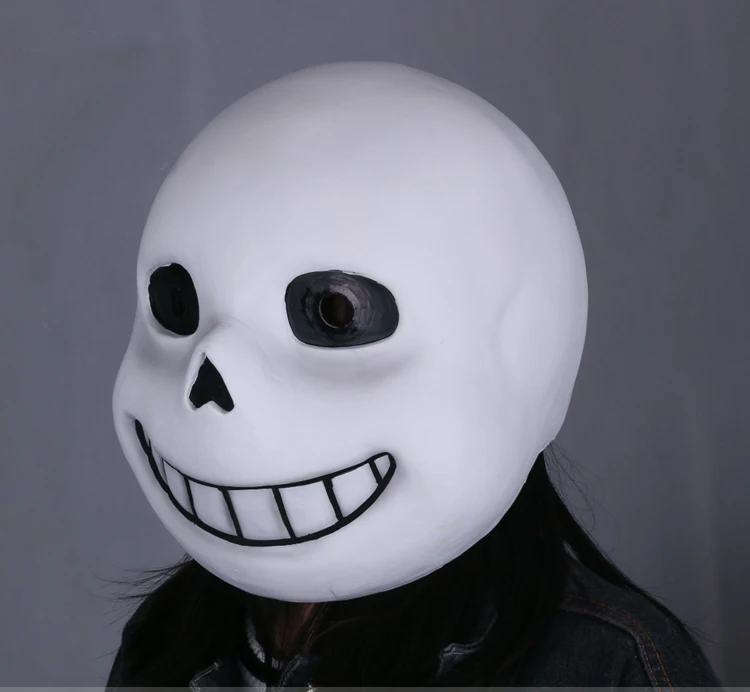 Undertale маска Sans Хэллоуин игра маска-Аниме cos Маскарадная маска Гладиатор жуткий череп маска для Хэллоуина