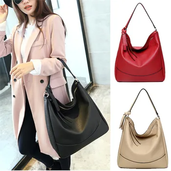 

New Women Bag Large Leather Shoulder Bag For Lady Tote Work Bag Purse Crossbody Handbag Fashion Travel Business Bag