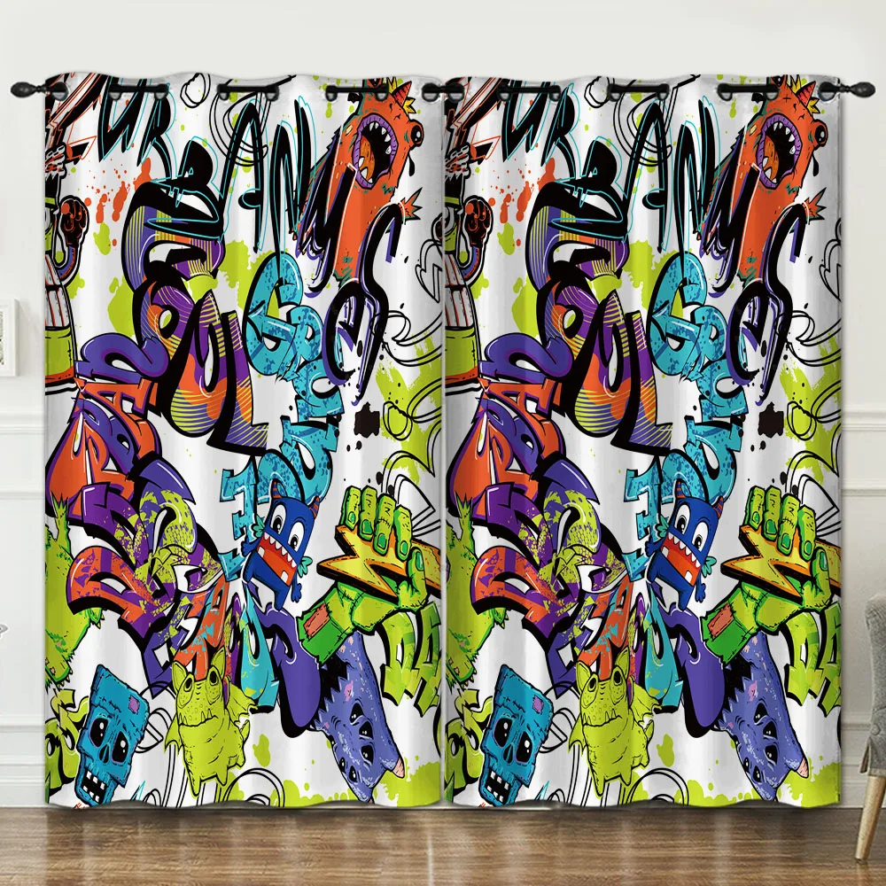 

Hip hop style room decoration curtain background decoration cloth pink curtains luxury2