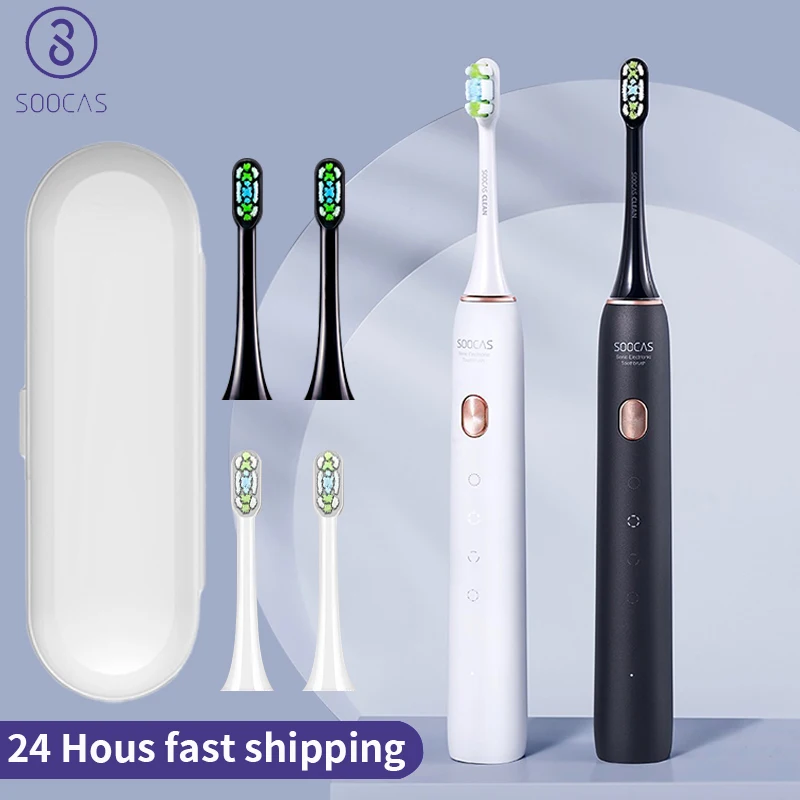 Xiaomi cepillo de dientes eléctrico sónico SOOCAS X3U limpiador de dientes ultrasónico para adultos, cepillo de dientes inteligente automático ultrasónico para blanquear los dientes