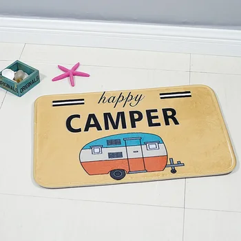 

Floor Mat Entrance Doormat Kitchen Car Printed Door Mat Tapete Water Absorption Mat Carpet Bath Mat Non-Slip Mat Rug