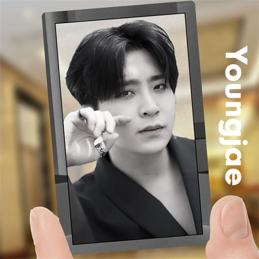 Youngjae GOT7 членов ПВХ прозрачная фото карта вызов мое имя Джексон JB коллективные карты Kpop Bambam yugyyeom HD Фотокарта - Цвет: Youngjae