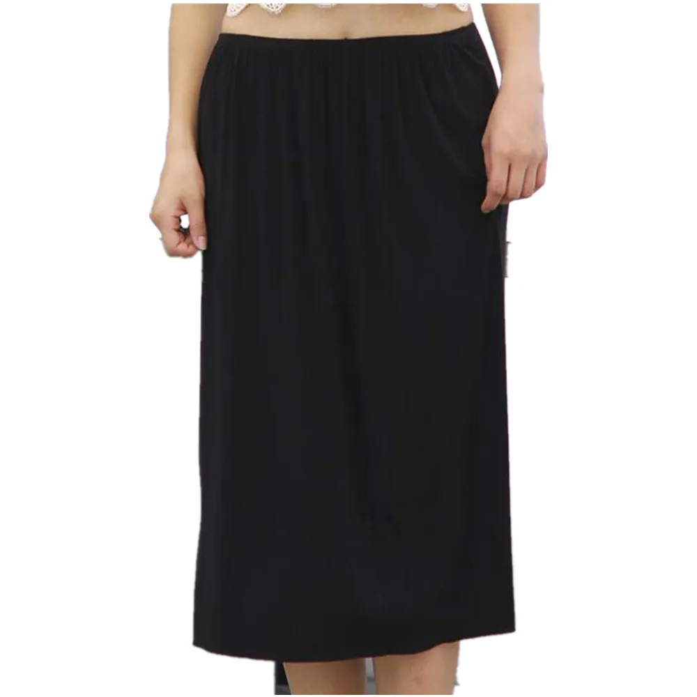 Half Slips Women Petticoat Underskirt For Dress Elastic Waist Modal