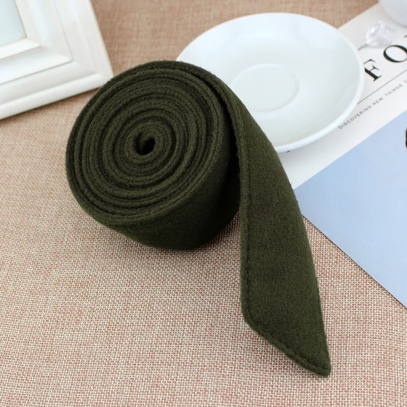 Army green Женское пальто из искусственной шерсти, декоративный пояс, пояс, обертывание, шерстяной пояс, модная шерстяная Пряжка, аксессуары для пальто, круглая пряжка - Цвет: Army green