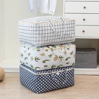 

Quilt Storage Bag Closet Organizer Home Clothes Quilt Pillow Blanket Storage Bag Travel Luggage Organizer Dampproof Sorting Bag