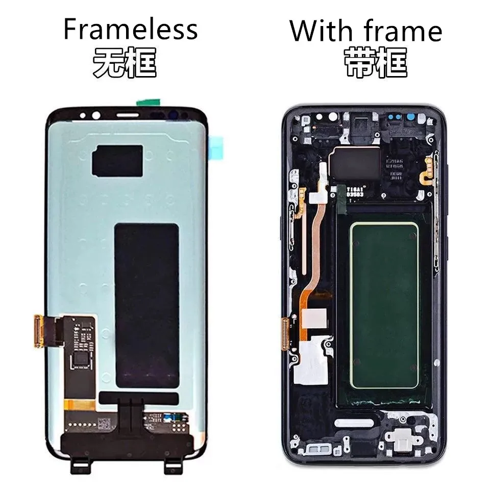 Подходит для ЖК-экрана Samsung S8 plus SUPER AMOLED с хорошей сенсорной функцией и