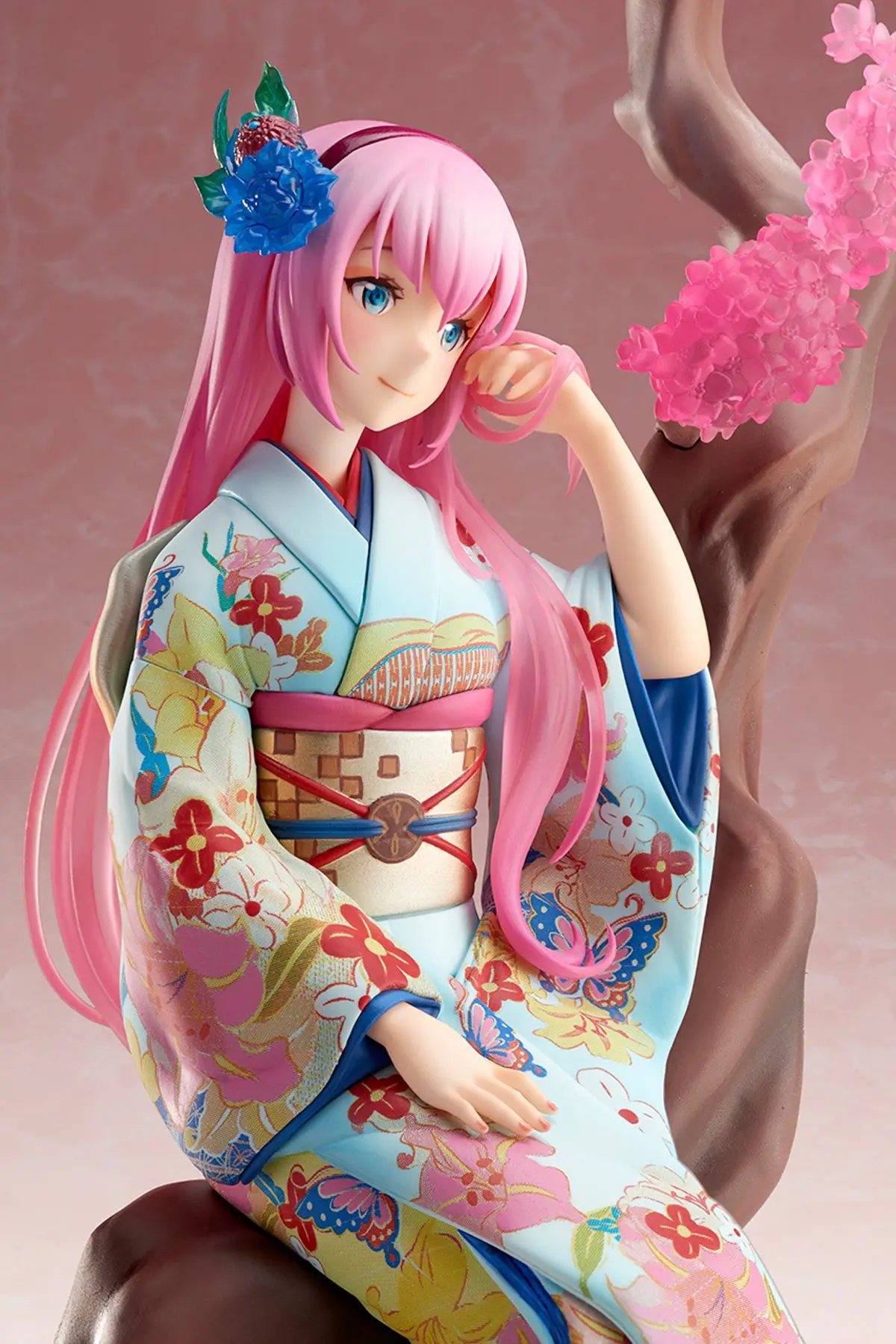 

Diffuse Dynamic Square Anime Early Patrol Tone Megurine Luka Patrol Tone Flow Song Floral Clothing Ver Kimono Boxed Garage Kit