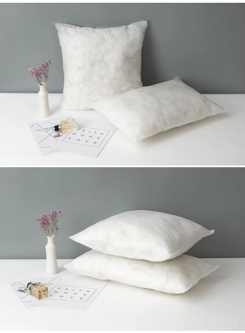 Pillow Core Thick Non-woven Pillows PP Cotton Pillow Cushion Core Filled Decoration Cushion Cover Pillowcase For Sofa Bed Soft