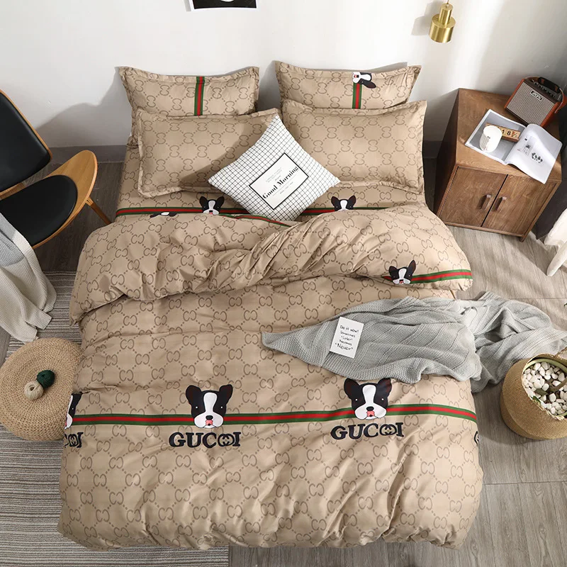 Шлифовальный. Персиковый. Набор из четырех бумажных наборов, имитирующий хлопковое постельное белье, алоэ, хлопок, Наньтун, домашний текстиль - Цвет: Modern Life