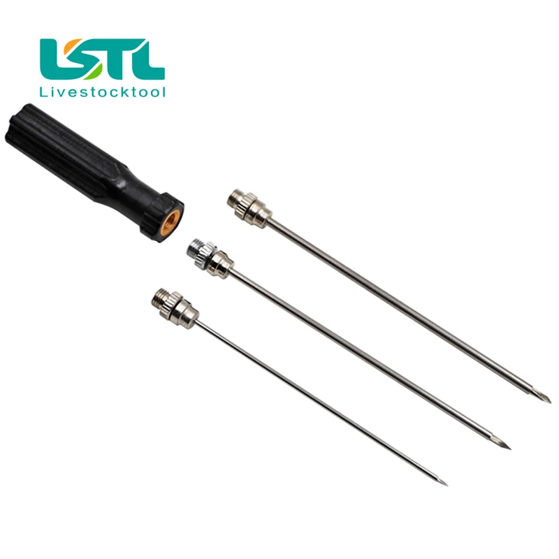 Livestock Cattle Pig Trocar Needle Stainless Steel Veterinary Trocars