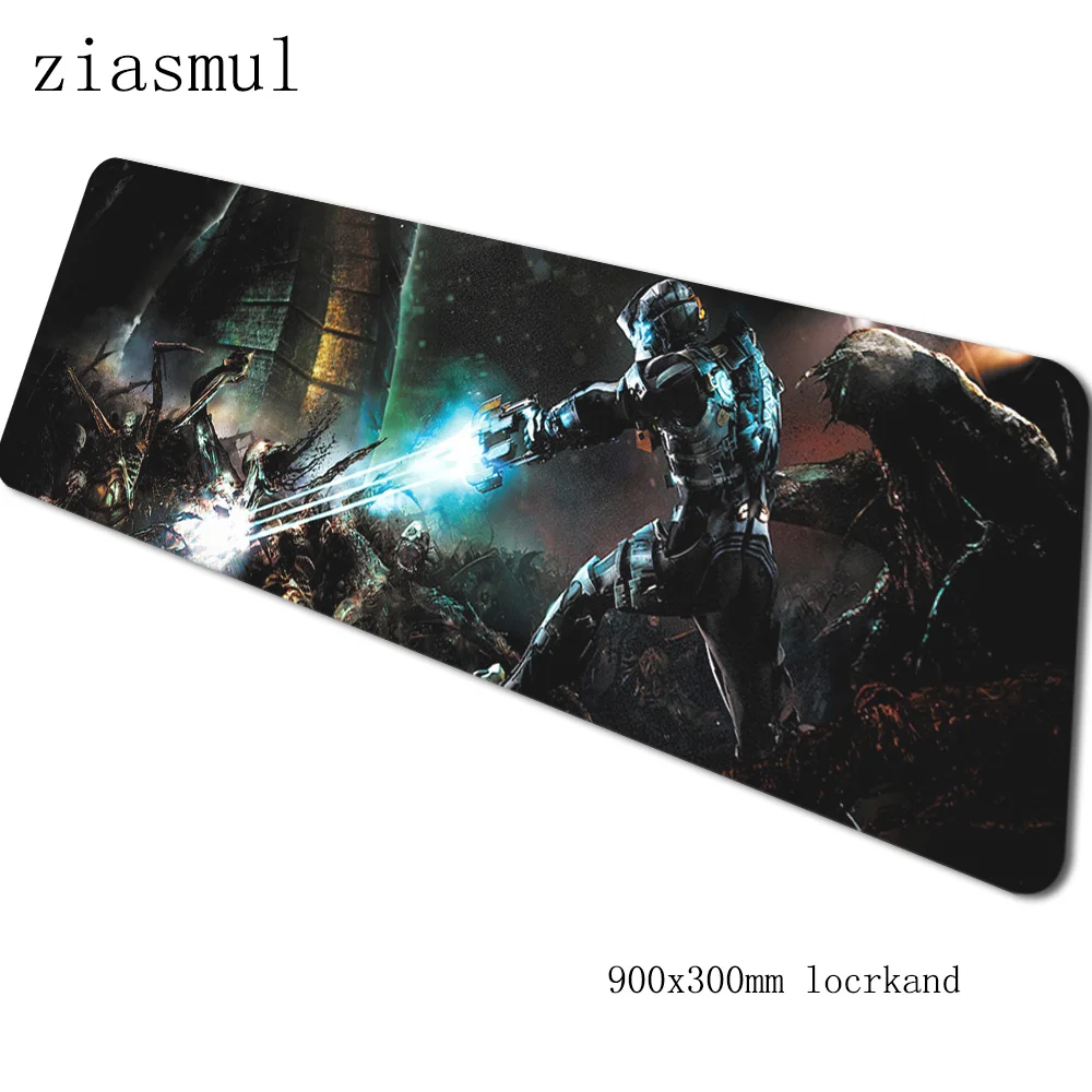 Dead space коврик для мыши геймер великолепный 90x30 см notbook коврик для мыши игровой коврик для мыши большой xl коврик для мыши стол для компьютера коврик для мыши - Цвет: Size 900x300x2mm