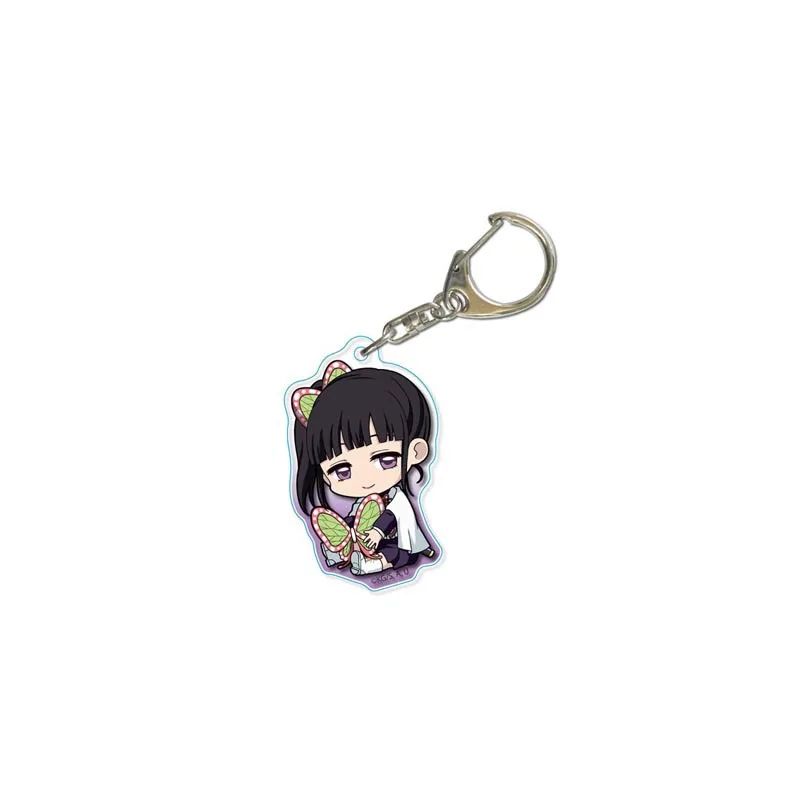 Модель года: фигурка кимецу без яйбы из аниме "Demon Slayer" Kamado Tanjirou Kamado Nezuko Hashibira Inosuke, брелок с подвеской, игрушки в подарок - Цвет: Сливовый