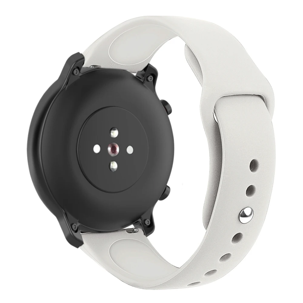Силиконовый ремешок для часов Huami Amazfit GTR 47 мм/Stratos 3 2 2S браслет Samsung Galaxy 46 мм/Gear