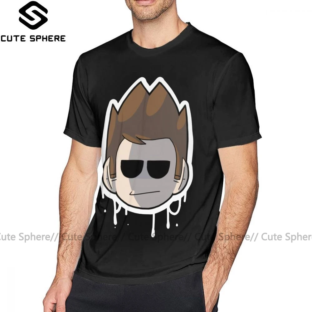 Eddsworld футболка том Eddsworld футболка плюс размер принт футболка мужская короткий рукав потрясающая Классическая 100 хлопок Футболка