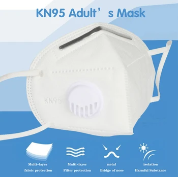 

10 Psc Silicone Mask With Breathing Valve Mask Face Mascarilla Dust Mask No Disposable Face Masks Mouth Gas Cover