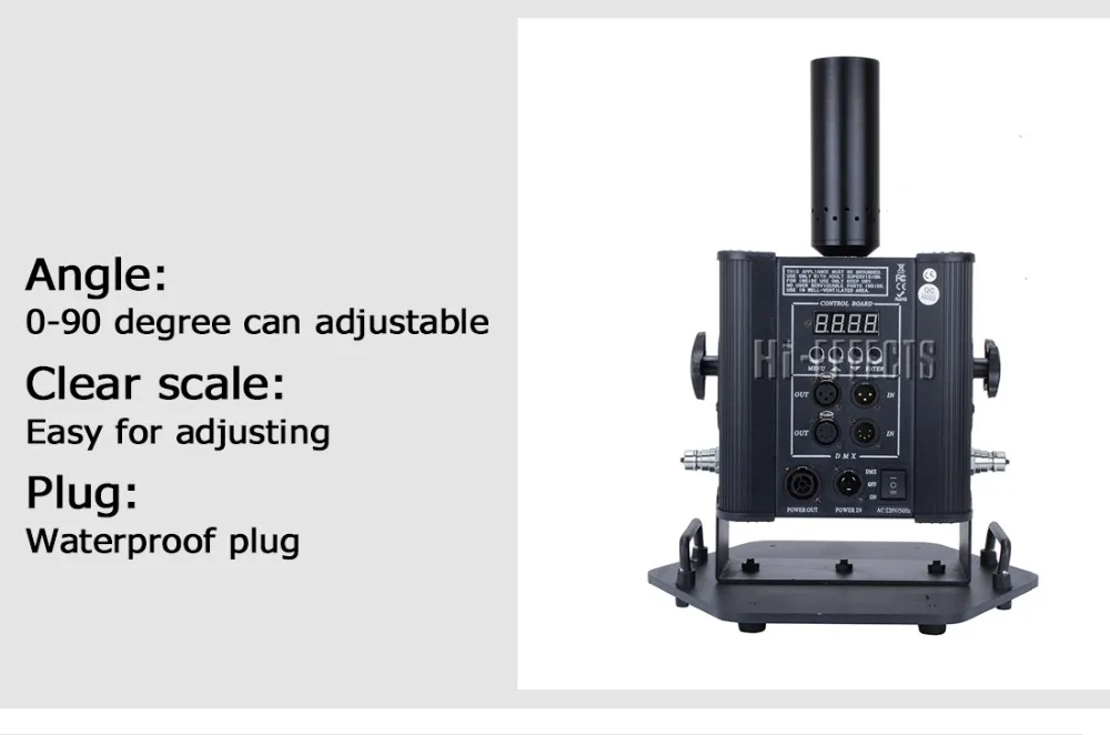 6 шт./партия DMX 512 Control RGB 3в1 6 каналов Светодиодный Co2 струйная машина Дым Спрей расстояние 10-12 метров сценический крио Co2 противотуманная