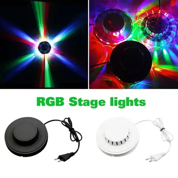 

Disco Light LED EU Plug Stage Lights Laser Projector Dj Equipment KTV Colorful Stage Lamp Wedding Supplies Portable Smart