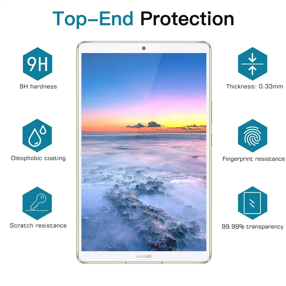Для huawei Mediapad M6 8," VRD-AL09 VRD-W09 протектор экрана из закаленного стекла для huawei MediaPad M6 10,8 защитная пленка