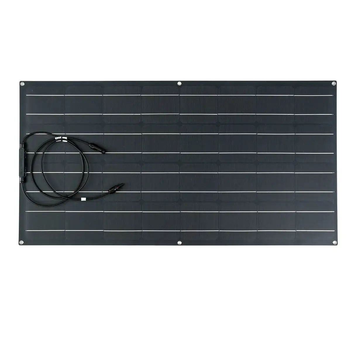 100 W/200 W Гибкая Панели солнечные матовая текстура с 4 защитный уголок для солнечных батарей модуль MC4 разъем для батарей 12В автомобилей класса RV яхта
