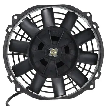 

New Universal 8 9 10 12 14 Inch 12V 80W 2100RPM Straight Black Blade Electric Cooling Radiator Fan Kit