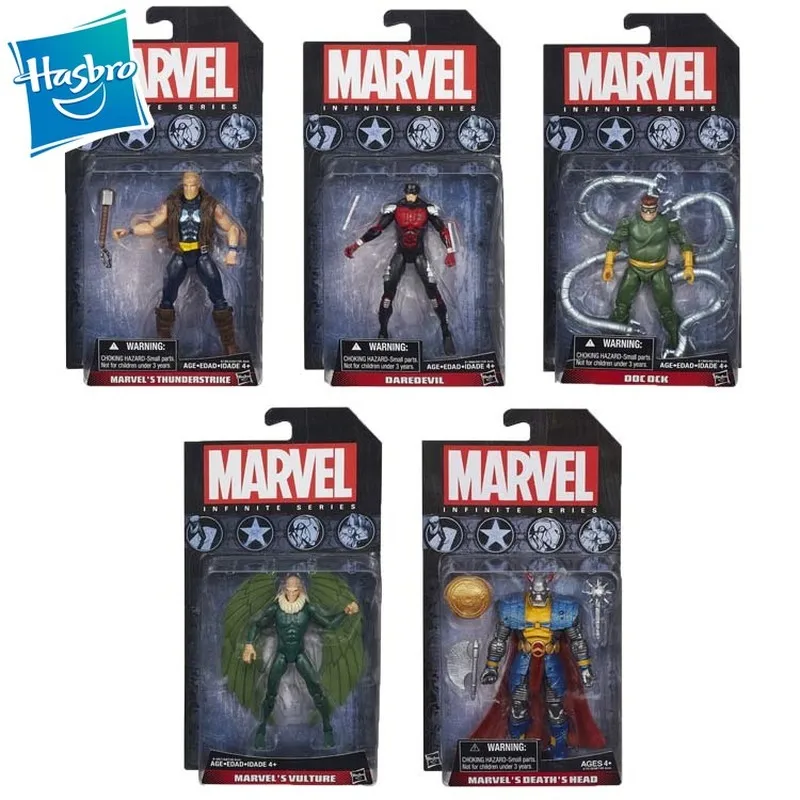 Hasbro Marvel Мстители бесконечная серия 3 75 дюймов Спайдермен дадьявол Thunderstrike Тор Death