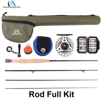 

Maximumcatch High Quality Fly Fishing set include Line, Reel and Rod Mid-Fast Super Light Fly Fishing Rod Combo