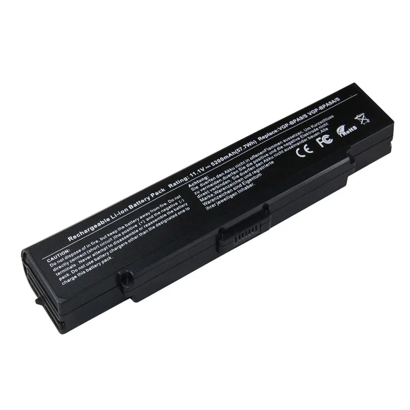Ноутбук Батарея для SONY VAIO VGN-AR705 VGN-AR710 VGN-AR720 VGN-AR730 VGP-BPL9 VGP-BPS10