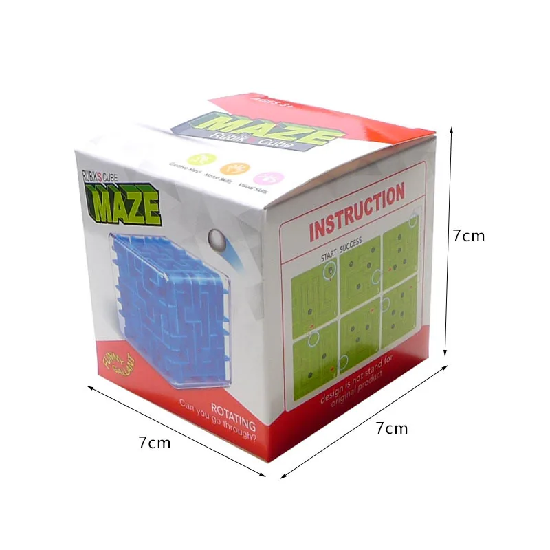 

Educational Six-Sided Checkpoints Intelligence 3D Magic Ball Attention Maze Roll-on Children Early Education Toy Gift