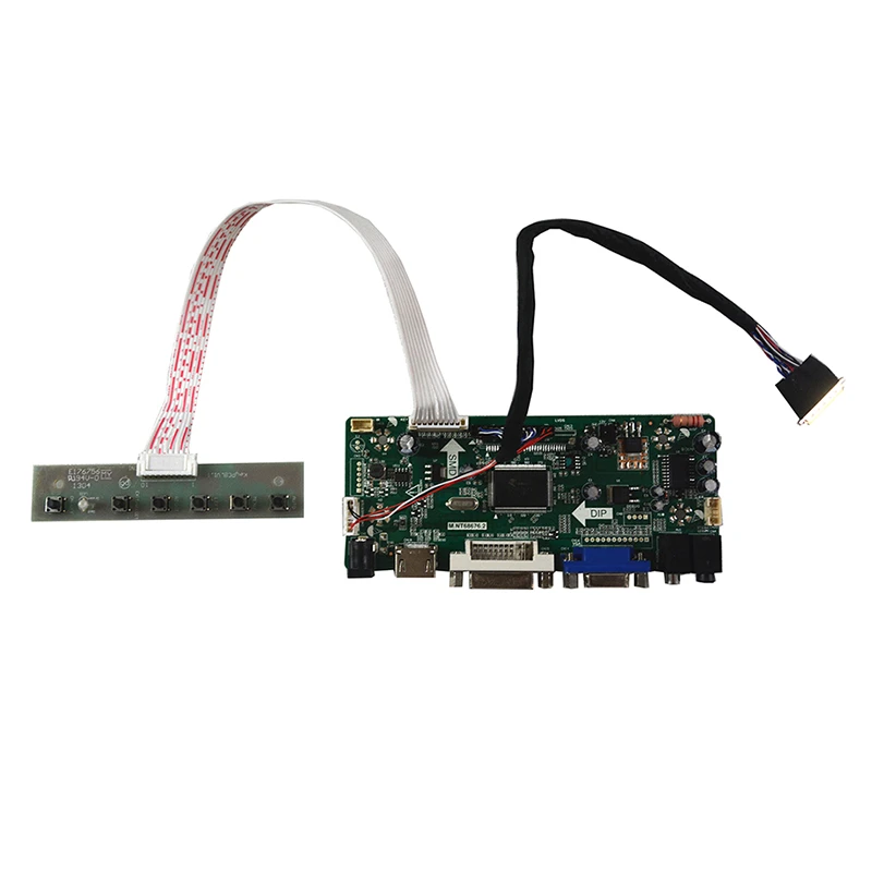 LCD Controller Board for 1600X900 B140RW02 V0 V.0 LED Panel HDMI+DVI+VGA NT68676 