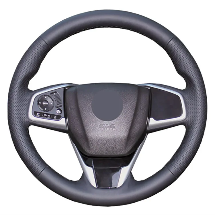 Накладка на руль из искусственной кожи на заказ, чехол на руль для Honda Civic 10 CRV CR-V