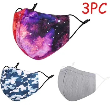

3PCS Unisex Washable and Reusable Mouth Face Warm Windproof Face Product Cloth Mouth Mask Mouth Face Mask Washable Mouth Mask Mo