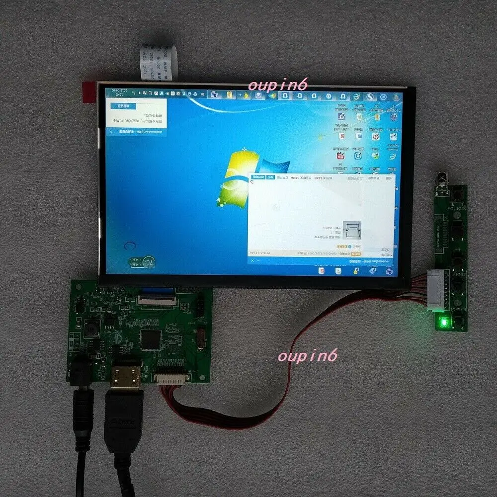 

7" IPS LCD EDP LED Screen 1280x800 with HDMI controller Board For Raspberry Pi