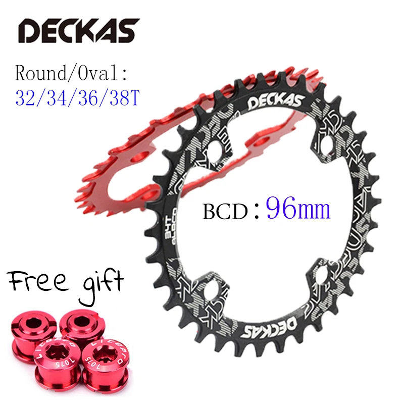 Велосипедная Звездочка DECKAS 96 + 94BCD MTB Овальная Круглая узкая широкая цепь кольцо