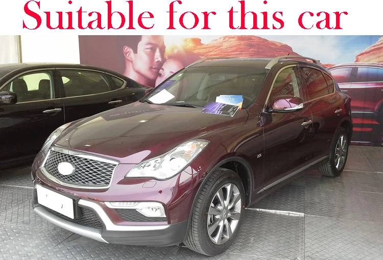 Для Infiniti QX50 первого поколения(J50)- пластиковый внешний козырек вентиляционные Шторы окно Защита от солнца и дождя дефлектор 4 шт