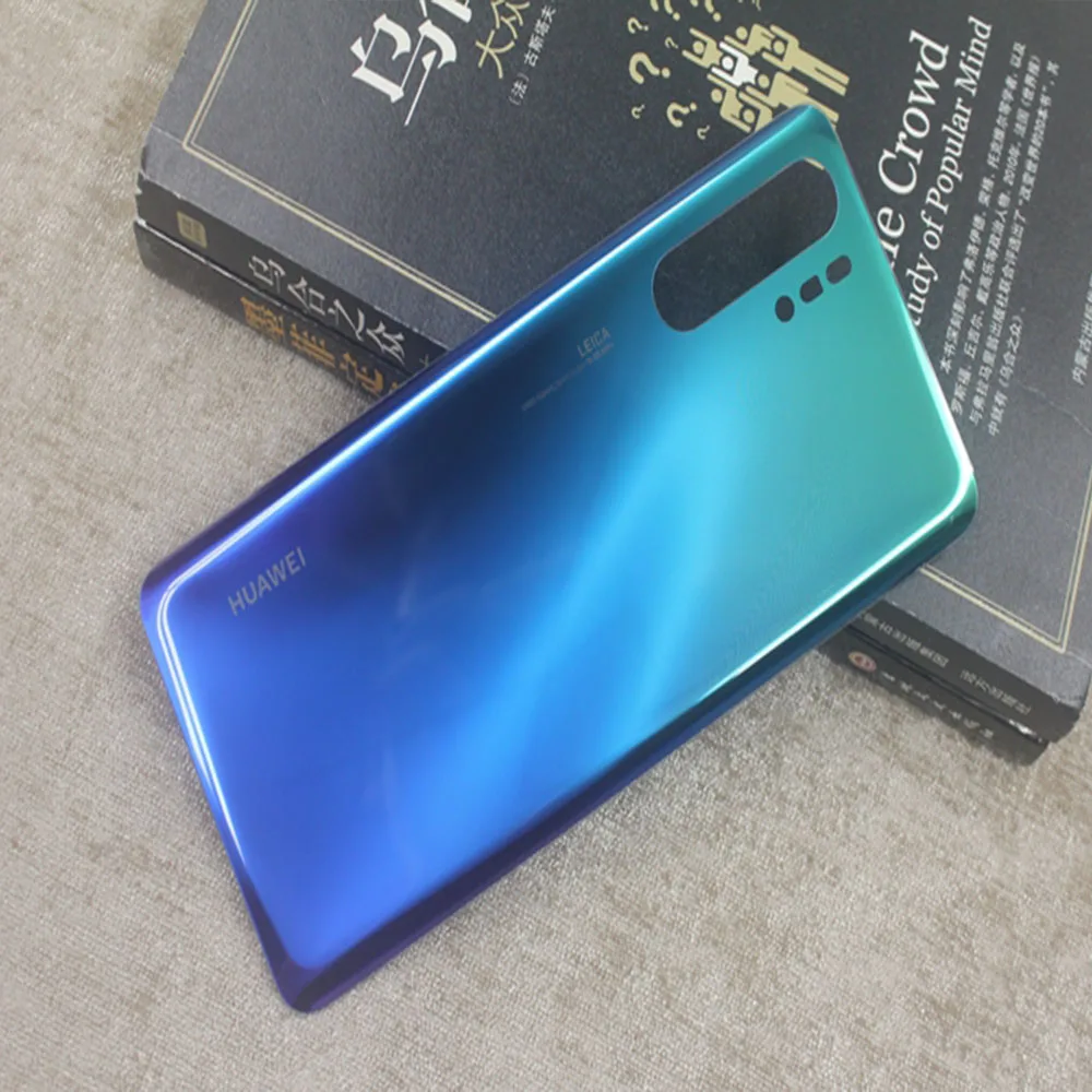 Aurora P30pro huawei P30 Pro, задняя батарея, стеклянная крышка, Замена для huawei P30 Pro, задняя крышка корпуса, задняя крышка, чехол+ наклейка - Цвет: Aurora P30pro