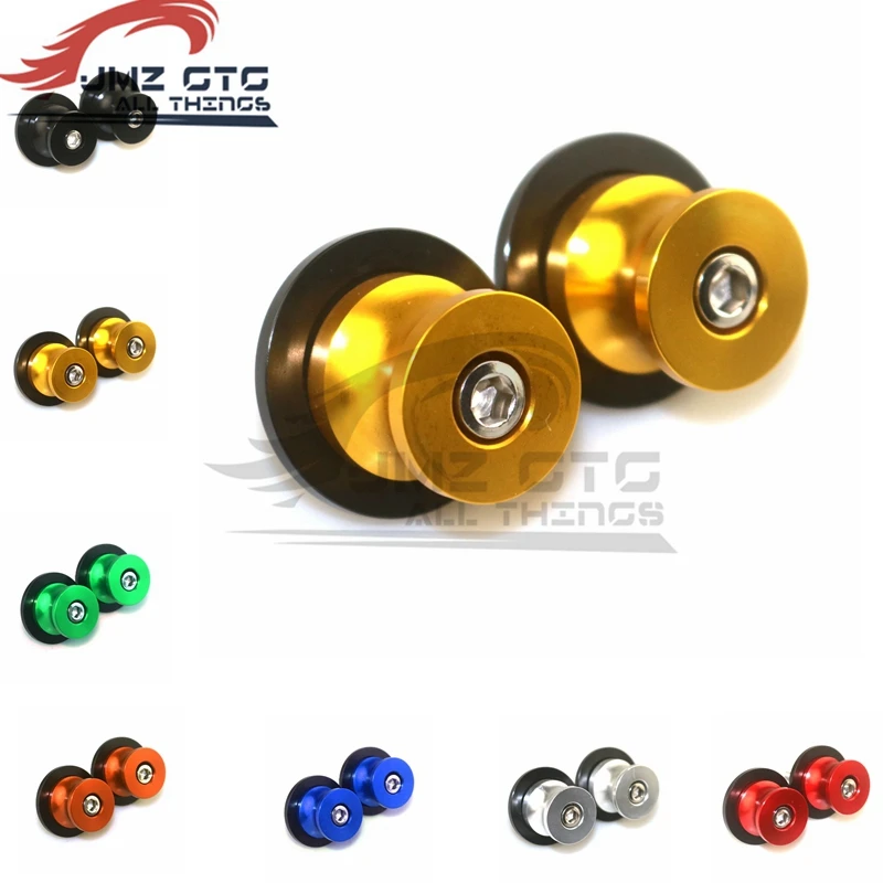 6MM Motorcycle CNC Aluminum Swingarm Spools Slider Stand Screw For YAMAHA MT-03 FZ8 MT-09 TDM900 YZF-R1 YZF-R6 with | Автомобили и