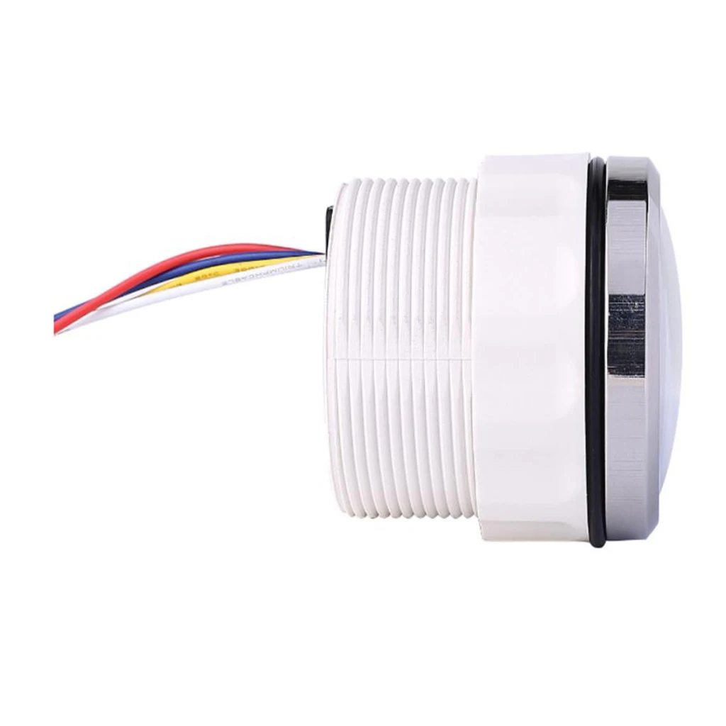 Boat Marine Oil Pressure Backlit Indicator Meter Waterproof 0~5 Bar 2' Black